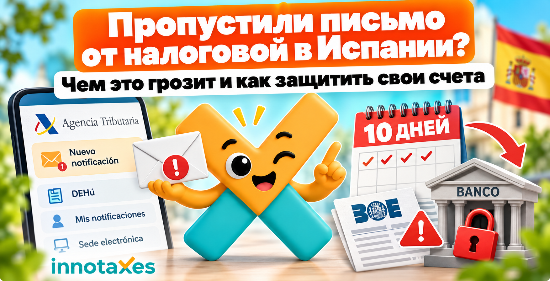Что будет, если не ответить на уведомление о долге в Испании (DEHú)?